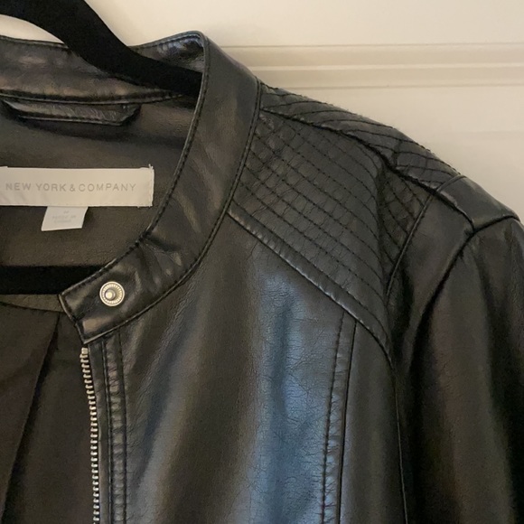 Faux leather jacket - Picture 2 of 7